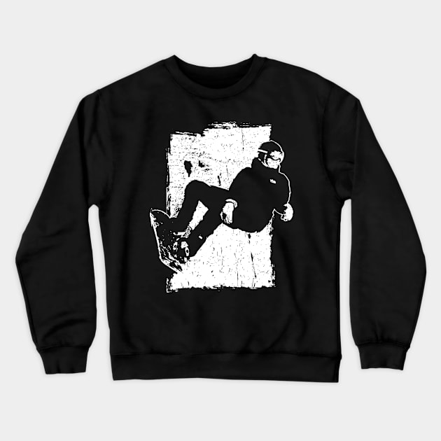 Snowboarder Snowboard Grunge Tshirt Crewneck Sweatshirt by HBfunshirts